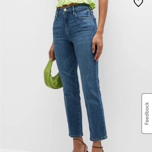 Frame Le straight high denim jeans size 25